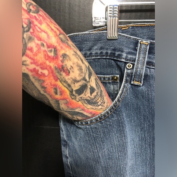 🪺Carhartt Distressed Relaxed Fit Blue Denim Jeans - Picture 7 of 13